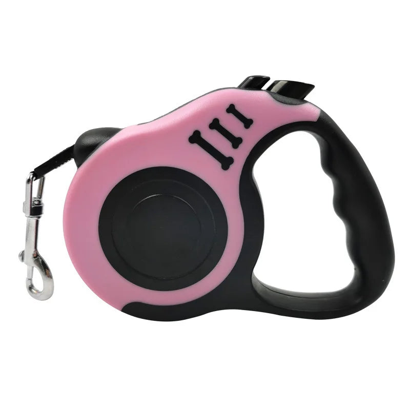 Retractable Dog Leash – 3m/5m | Strong, Tangle-Free & Flexible