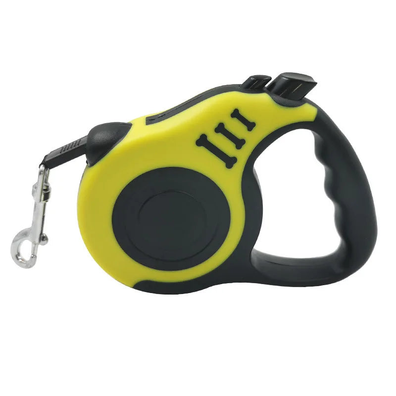 Retractable Dog Leash – 3m/5m | Strong, Tangle-Free & Flexible